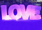 Ślub Nadmuchiwane oświetlenie dekoracji Love Led Letter Balloon Na scenie
