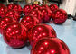 Świąteczna kula dekoracyjna 60 cm czerwona nadmuchiwana kula lustrzana z PVC