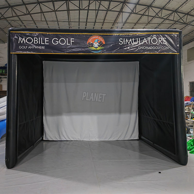 quality Komercyjny hermetyczny namiot golf Blow Up namiot PVC namiot golfowy namiot symulator namiot golfowy namiot treningowy factory