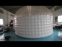Namiot igloo z PVC o grubości 0,55 mm do obserwacji gwiazd na zewnątrz