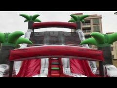 Wodoodporne z PVC, odporne na przebicia, dmuchane zjeżdżalnie wodne z basenem