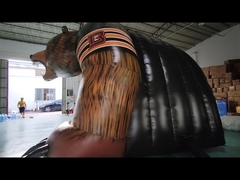 Duży Blow Up Napompowany Hełm Tunel Maskotka Mecz Piłki Nożnej Wjazd