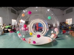 Outdoor Blow Up Party Wyczyść nadmuchiwany dom z bańkami Przezroczysty namiot kopułowy z balonem