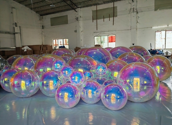 Podwójny warstwy PVC gigantyczna kulka lustrzana balonki piłkarskie piłkarskie do sprzedaży